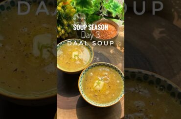 The easiest dinner - Daal Soup for Day 3 of 7 Days 7 Amazing soups #daal #easyrecipe