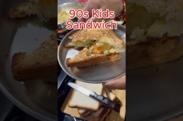 90s kids healthy sandwich #shorts #sandwich #streetfood