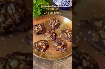 Festival special Dryfruits Chocolate Bites #healthyrecipes #chocolatebites #healthychocolate #recipe