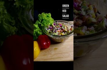 The Ultimate Green Salad | Healthy, Quick, and Delicious  #shorts #greensalad