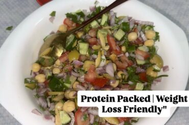 5-Minute Healthy Chickpeas Salad Recipe | Protein Packed & Delicious | Easy Summer Salad