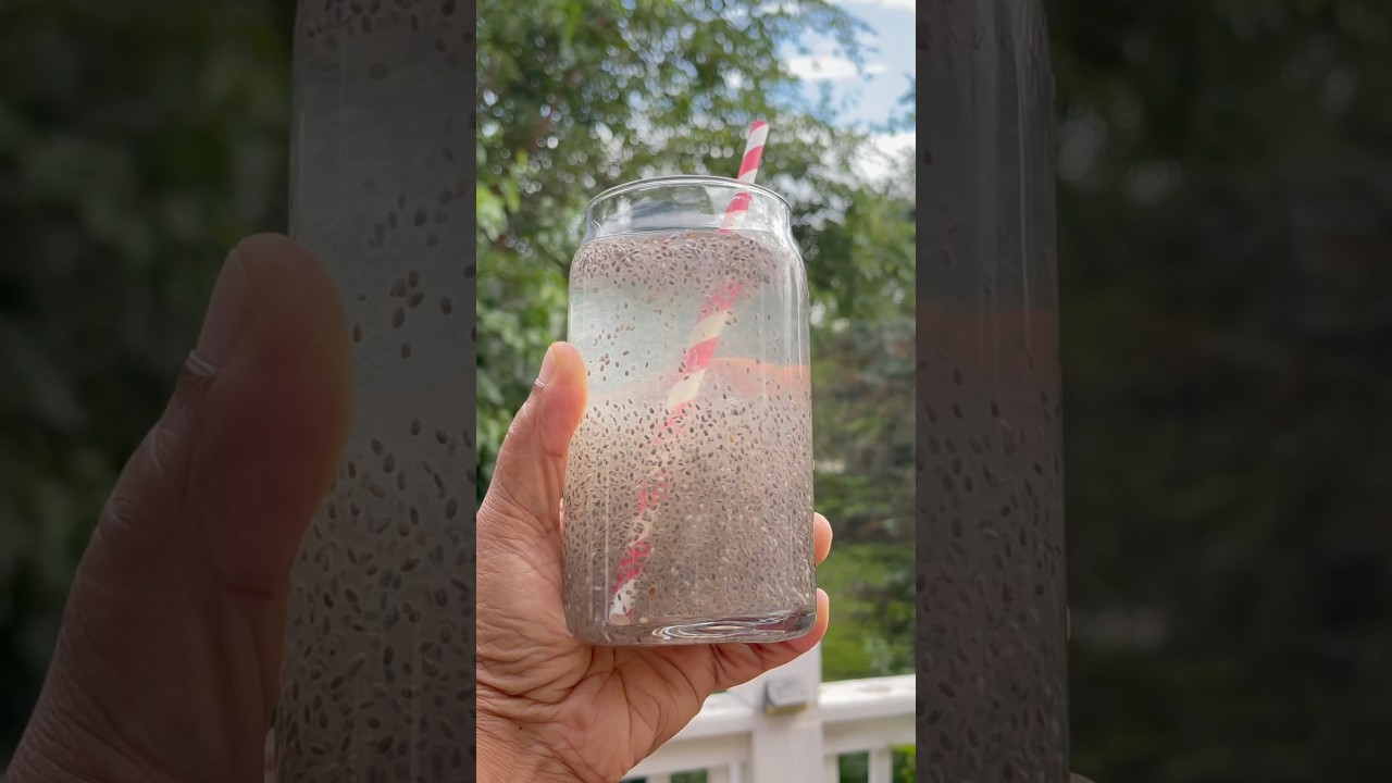 Chia seeds water for weight loss #shorts Chia seeds water for weight loss #shorts