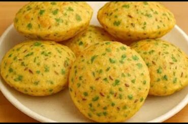 Make Healthy Aloo Suji Puri in 10 minutes which is a perfect Nasta recipe for both breakfast and ...