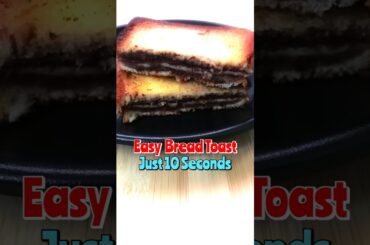 10Second Easy Bread Toast #shorts #healthy #easy #recipe