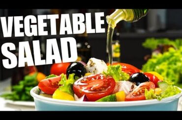 Want the SECRET to Making a HEALTHY Vegetable Salad in 5 Minutes?
