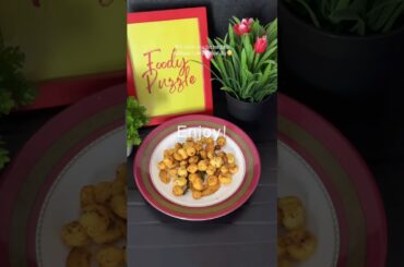 Protein Rich Makhana Snack | Healthy Fasting Recipe in 5 Mins! #food #recipe #cooking #shorts