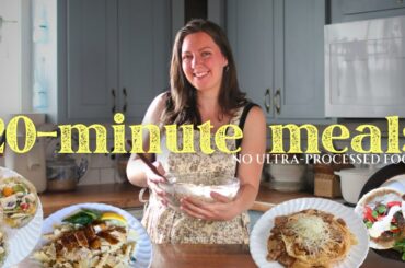 4 Quick Healthy Dinners You Can Make in 20 Minutes!