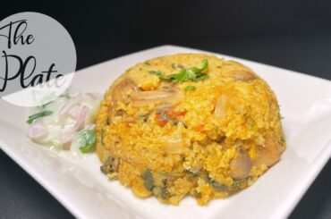 Mushroom Millet Biryani | Healthy Lunch Box Recipe | The Plate