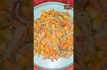 Indian Style Healthy Salad | Quick Salad Recipe | Vegetable Salad #foodshorts #recipe #indianfood