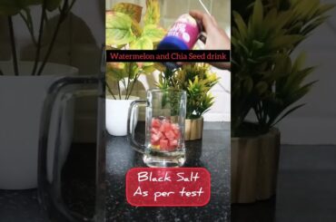 Chia Seed and Watermelon #Drink #weightloss #shorts #youtubeshorts #trending #yt #easyrecipe