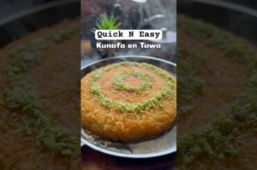 Kunafa on Tawa #shorts #thekapoorskitchen #kunafa #kunafarecipe #arabicdessert #dessert #easy #quick