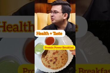 High Protein Weight Loss Paratha | Dr Tarang Krishna’s Healthy Eating Tips #healthcare #food #short