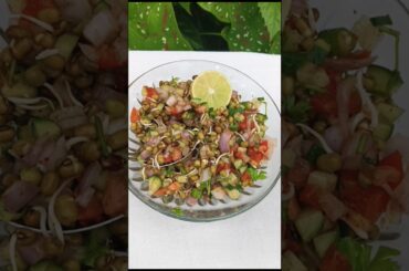 sprouted moong bean protein salad !! #protein #shorts #healthy #fitness #youtubeshorts