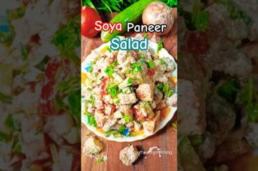 Soya Paneer Salad #salad #saladrecipe #healthyrecipes @YourHealthyMorning #weightloss #pannersalad