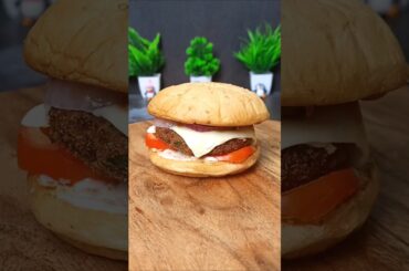 What Makes This Veg Mayonnaise Burger Recipe SO DELICIOUS!! | #Shorts #recipe #burger #burgerrecipe