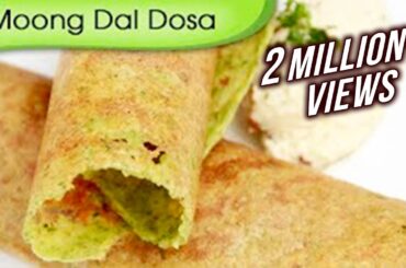 Moong Dal Dosa | Easy To Make Dosa Recipe | Popular South Indian Breakfast Recipe By Ruchi Bharani