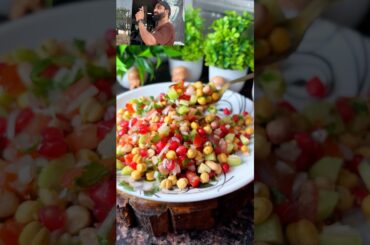 “High Protein Power Salad | No Cook, 5-Minute Chana Peanut Recipe” #shorts