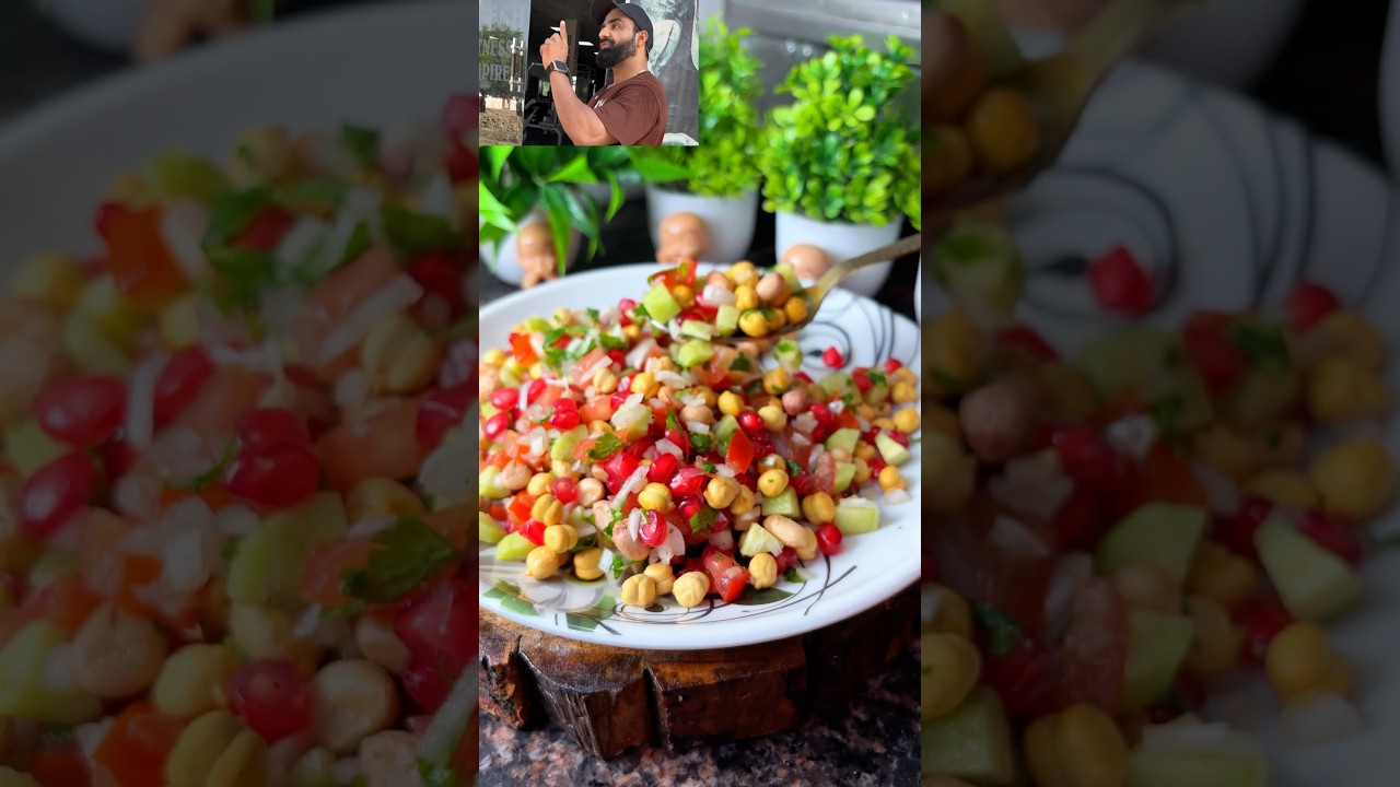 “High Protein Power Salad | No Cook, 5-Minute Chana Peanut Recipe” #shorts “High Protein Power Salad | No Cook, 5-Minute Chana Peanut Recipe” #shorts