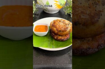 Bun Dosa Recipe | Instant bun dosa #shorts#bundosarecipe#tomatochutny#dosa#healthyrecipes#recipe