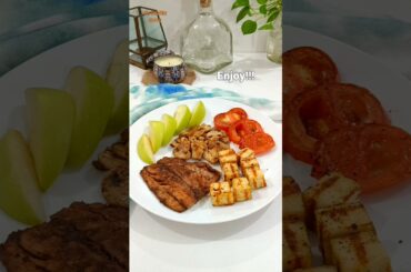 High protein breakfast or dinner plate idea #shorts