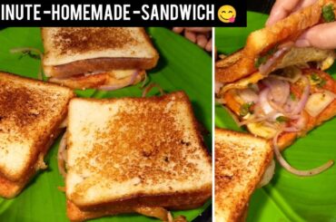 5 Minute Mein Super Tasty Sandwich Banaye Ghar per | Easy Sandwich Recipe