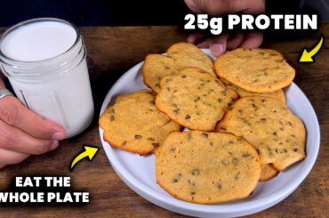 You can eat the ENTIRE plate of these chocolate chip cookies and LOSE WEIGHT!