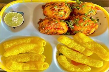 Easy tasty and spicy snack recipe |spicy street food of Gujrat| evening snack e