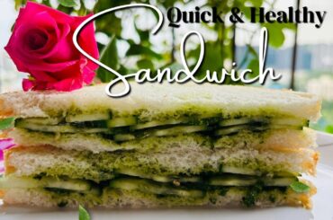 Quick & Healthy Cucumber Chutney Sandwich Recipe | Easy Breakfast & Snack Idea|Gupta’s Magic Kitchen