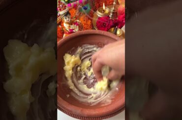 Makhan Malai for Krishna ji’s bhog #shorts #recipe #makhanmalai #krishnajanmashtami