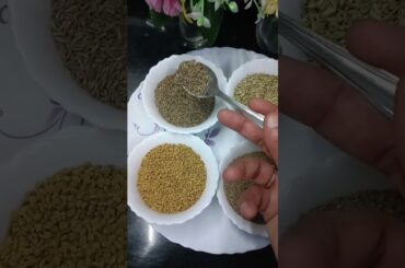 Jeera Saunf methi dana aur ajwain Benefits #healthy #food #trending #recipe   @anitakirasoi0811