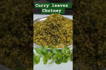 curry leaves chutney #music #curryleaves #chutney #healthy #food #recipe #indian #cooking #quick