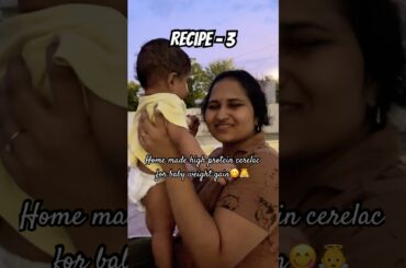 Naveesh solid food Recipe -3|#ytshortsindia #ytviral #babyfood #cutebabyreel #highprotein #health