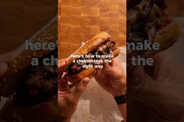 how to make a cheesesteak #sandwich #philly