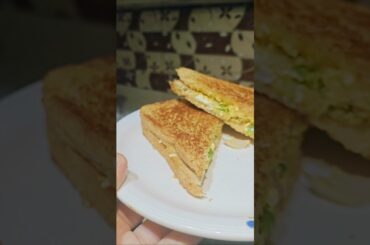 Aaj bane healthy paneer sandwich #sandwich #healthy #cooking #indianfood #minivlog #trending #shorts