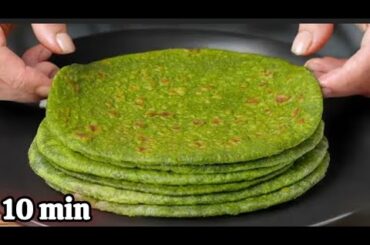 Just Oats & Spinach! No Flour, No Sugar, No Yeast  Lose 15kg Fast! Oats palak Chilla Recipe l Oats