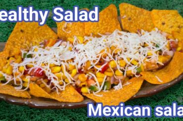 Mexican salad | Healthy Salad Recipe |Mexican veg table Corn  salad | colorful salad