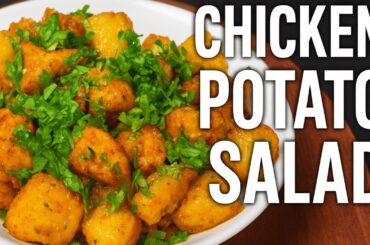 Chicken Potato Salad || healthy easy salad recipe || chicken salad recipe