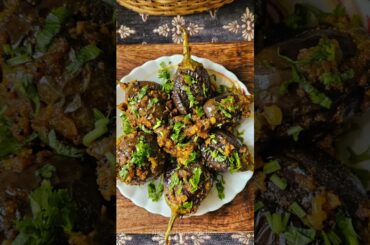 Bharwa Baigan ki sabse asan Recipe #quickkheer #indianrecipe #trending #health #baigan #shorts #fyp