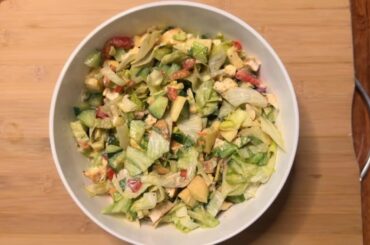 Easy Salad Recipe | Healthy Lunch Ideas | Chicken Salad