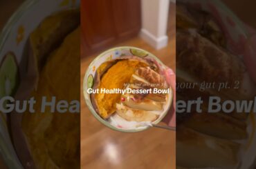Gut Healthy Dessert!  #healthydessert #recipe #healthyrecipes #mealprep #mealinspo #highprotein