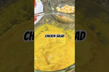 Sunday evening Chicken Salad #healthysalad #healthylifestyle #healthykids
