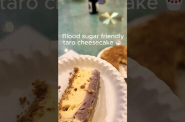 Healthy Taro cheesecake recipe #shorts