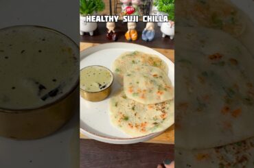Trending recipe of healthy suji chilla #shorts #recipe #chilla #suji #trending #viral #shortsfeed