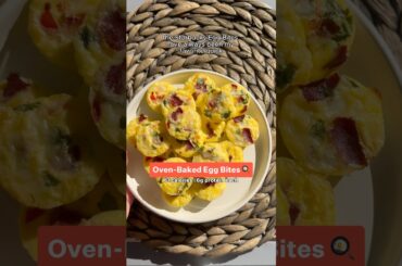 High-Protein Egg Bites in the Oven #highprotein #breakfast #healthyrecipes