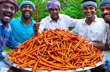 POTATO STICKS | Crispy Potato Fry Recipe Cooking In Village | Aloo Snacks | Potato Snack Recipe