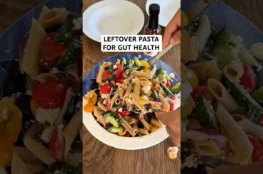 Pasta salad for gut health !! Posted this as an ad on IG so figured I’d share here too ! #guthealth