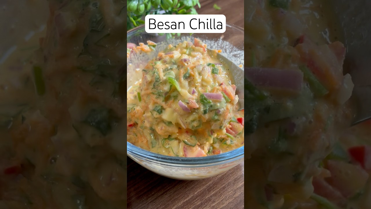 Besan Chilla Recipe | Healthy Breakfast Recipes | #besanchilla #breakfast #viralvideo #shorts #reels Besan Chilla Recipe | Healthy Breakfast Recipes | #besanchilla #breakfast #viralvideo #shorts #reels