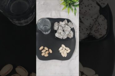 healthy breakfast ideas#breakfast#dry fruits#coconut water#dragon fruit#ytshorts#easy breakfast#food