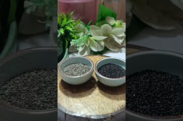 Chiya seeds or Sabja seeds which are the best #shorts #food #recipe #ayurveda #rubykitchengems