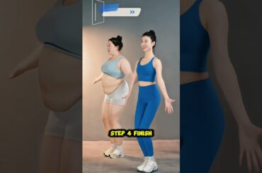 Easy Core Workout to Lose Belly Fat Without Sit-Ups. #shorts  #weightlossjourney